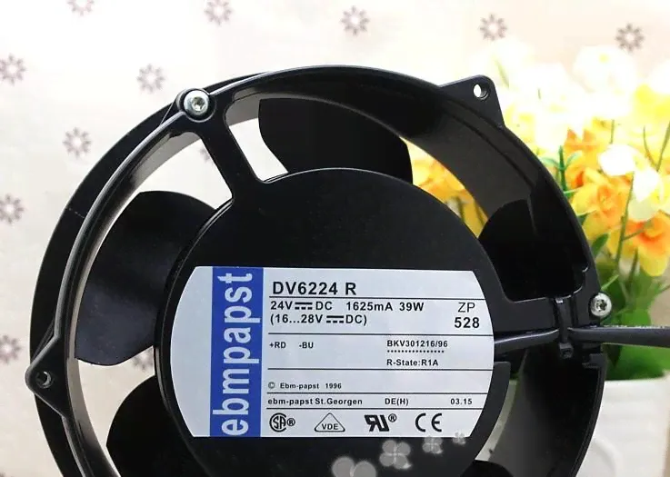 Ebmpapst DV6224R 24V 39W 1.625A 172*51MM the inverter fan ACS800 DV 6224 R-0